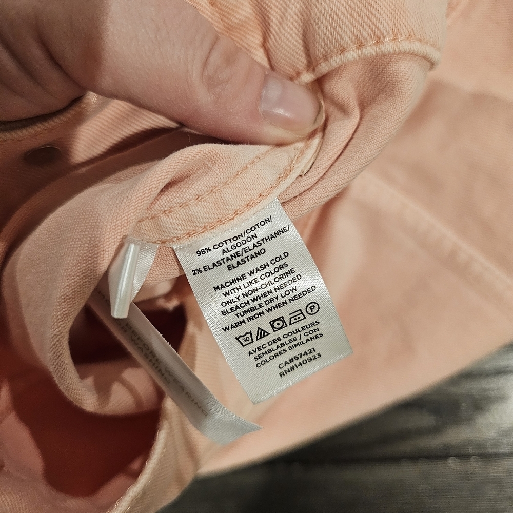 Ann Taylor LOFT Pink Demin Jacket - Picture 6 of 7